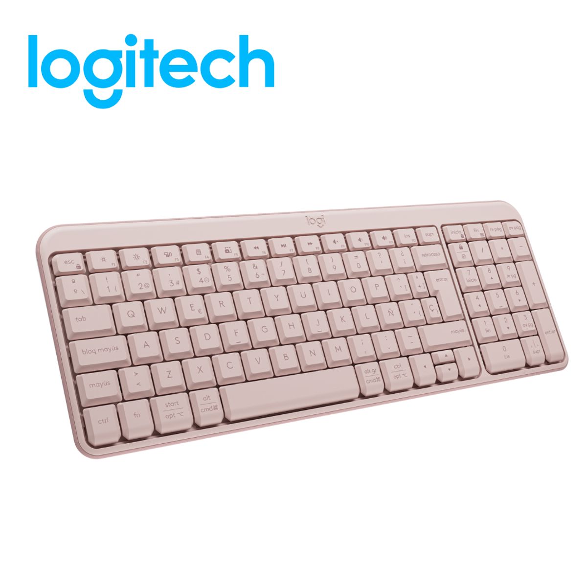 LOGITECH - Teclado Logitech K250 Bluetooth Rose SP  920-013447