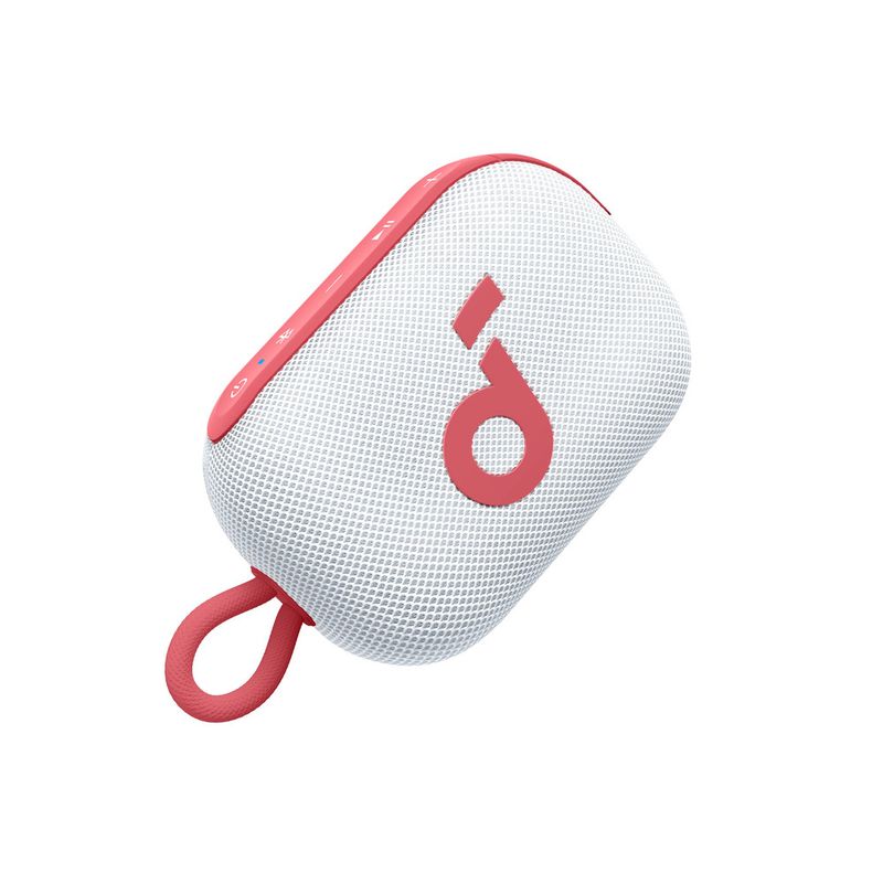 PARLANTE BLUETOOTH ANKER SOUNDCORE SELECT 4 GO A31X1 BLANCO Y ROSA ...