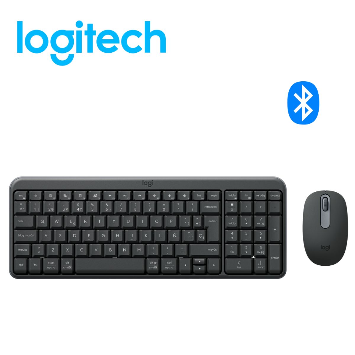 LOGITECH - Teclado Logitech + Mouse MK250 Bluetooth SP Black  920-013513