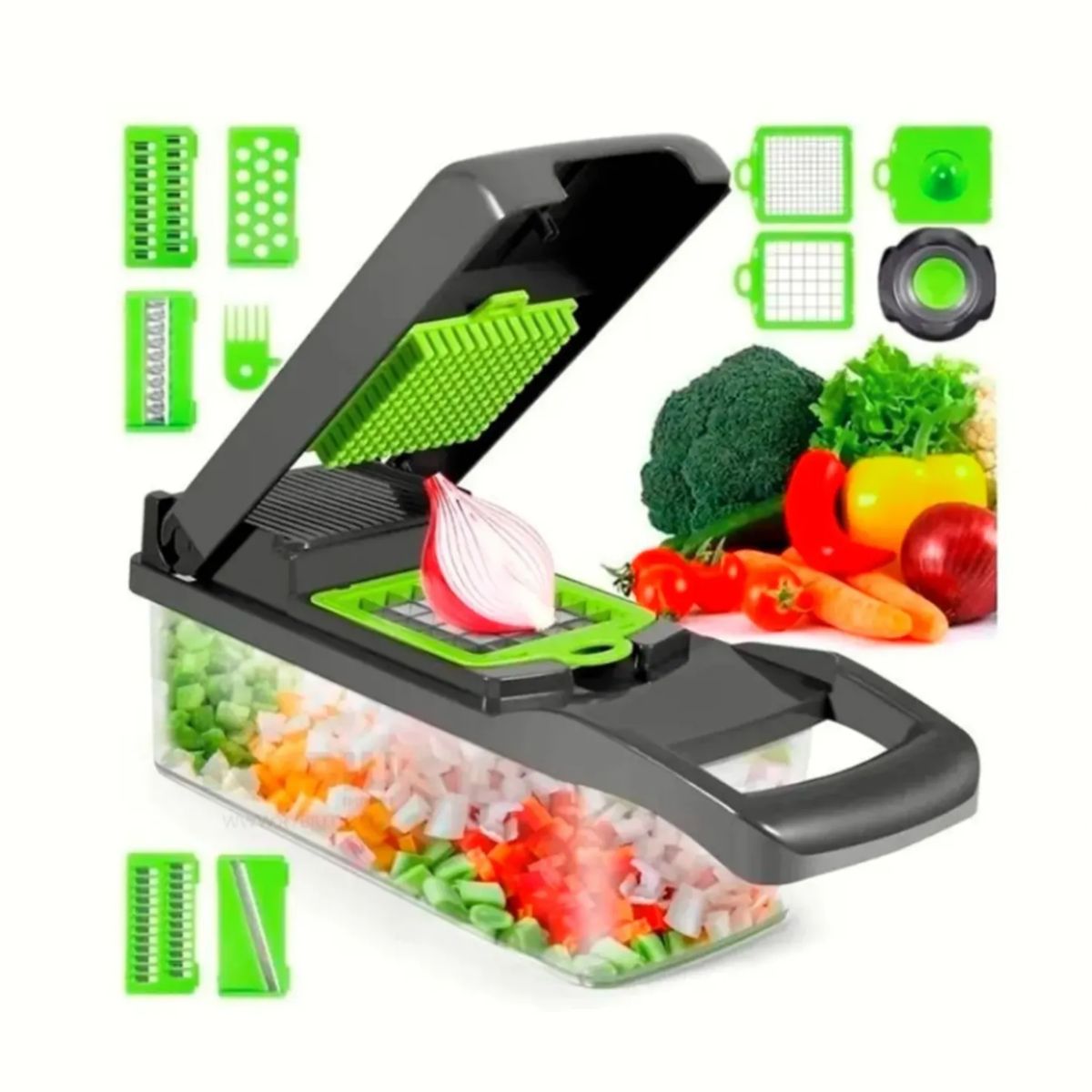 GENERICO - Cortador y Rebanador de Verduras Multifuncional