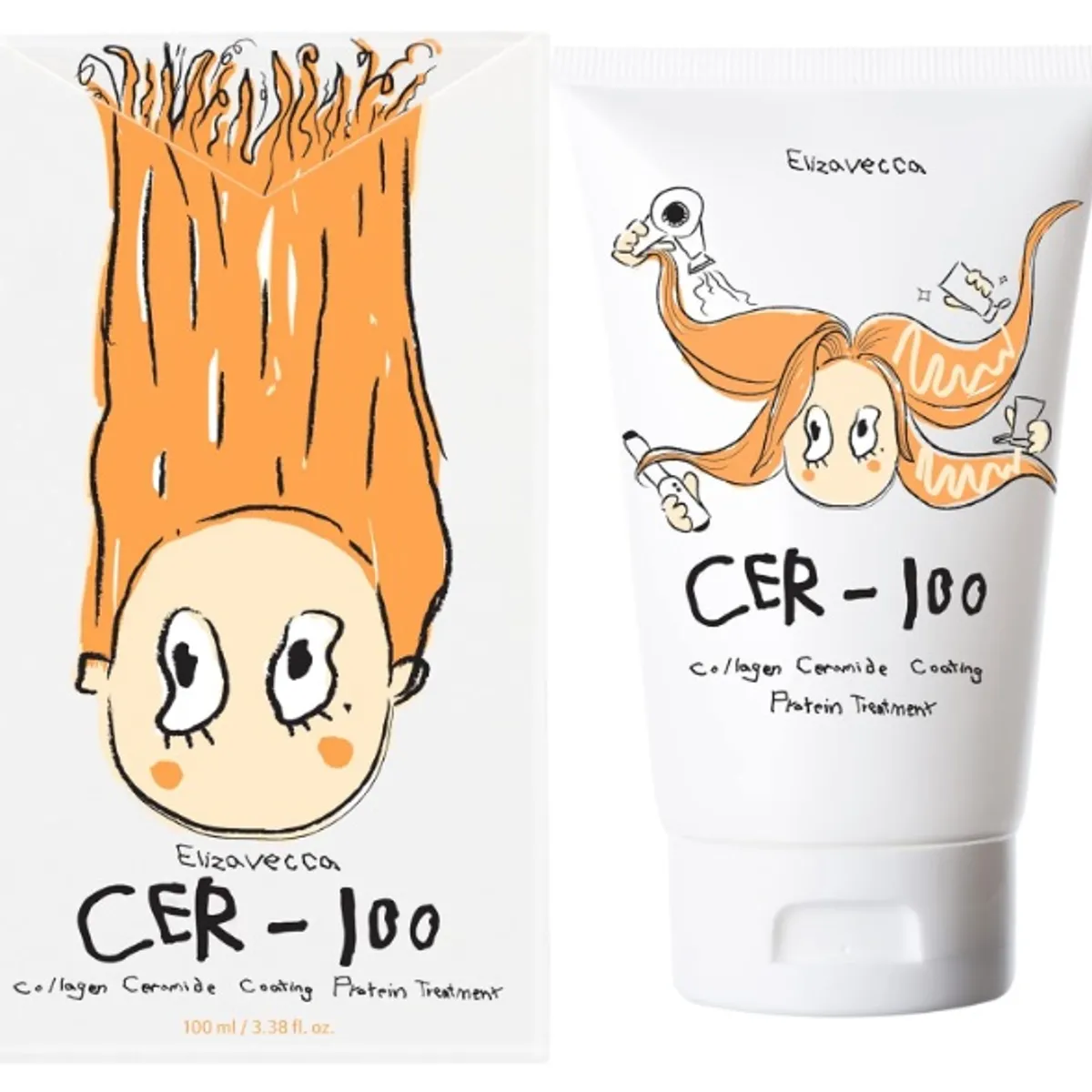 SKIN1004 - Elizavecca CER-100 Collagen Ceramide Coating Protein Treatment 100ml