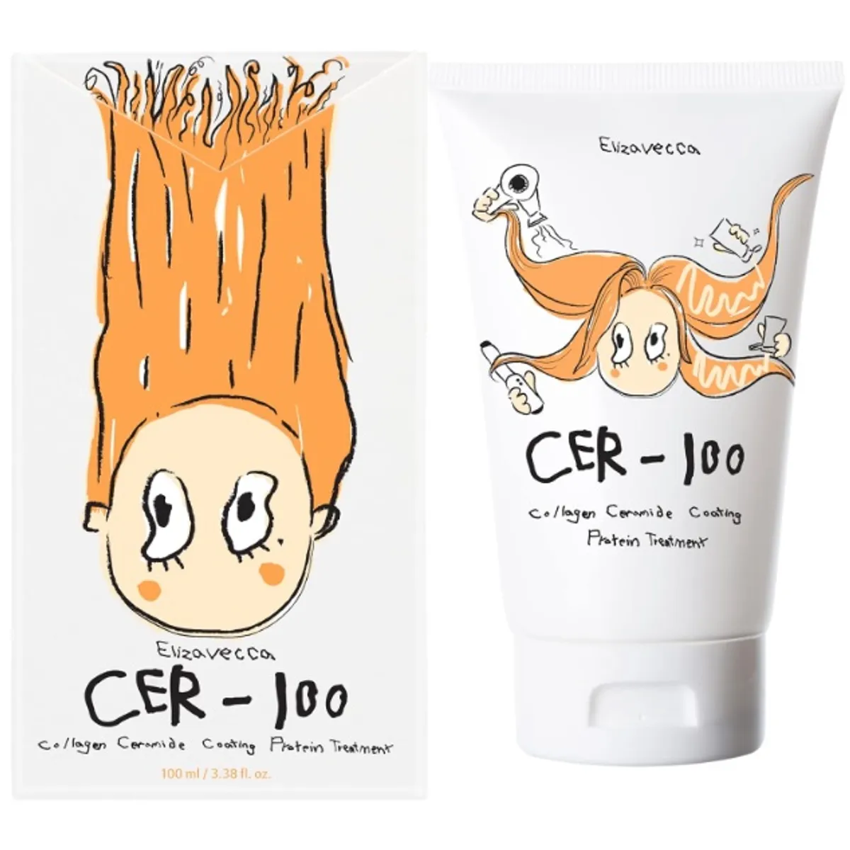 SKIN1004 - Elizavecca CER-100 Collagen Ceramide Coating Protein Treatment 100ml