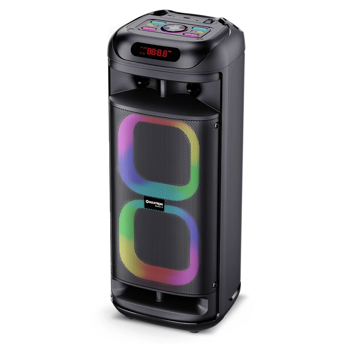 MAXTRON - Torre de Sonido Maxtron Mx 601 Becker 02 Bocinas 6,5 pulgadas 01 Micro Función DSP