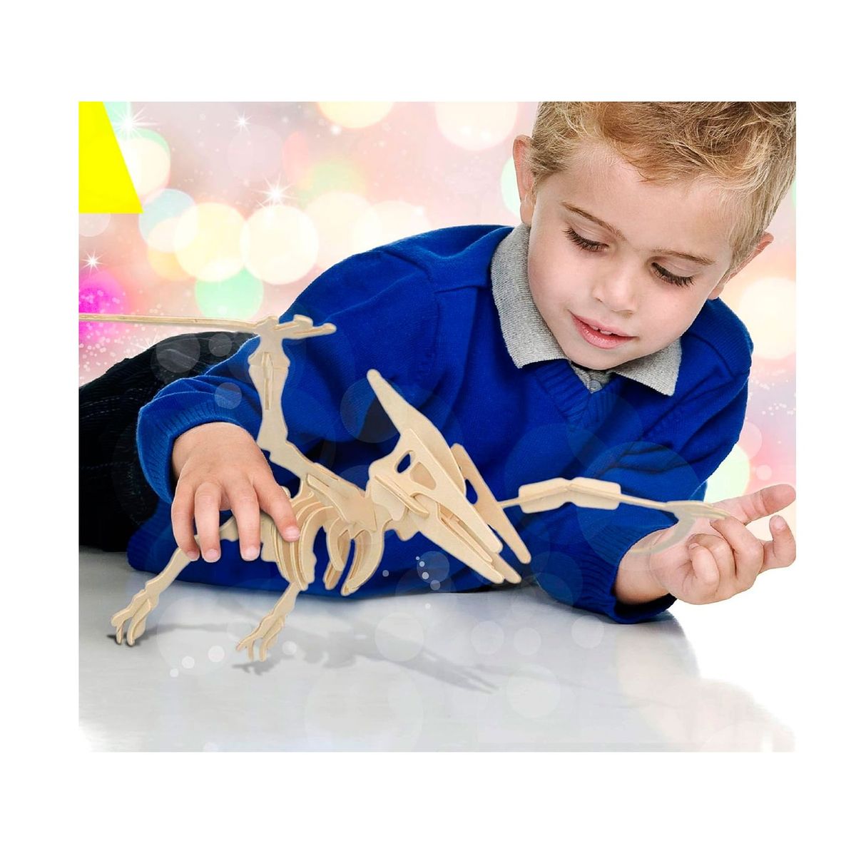 GENERICO - Rompecabezas 3D de Madera Animales Aleatorio X2