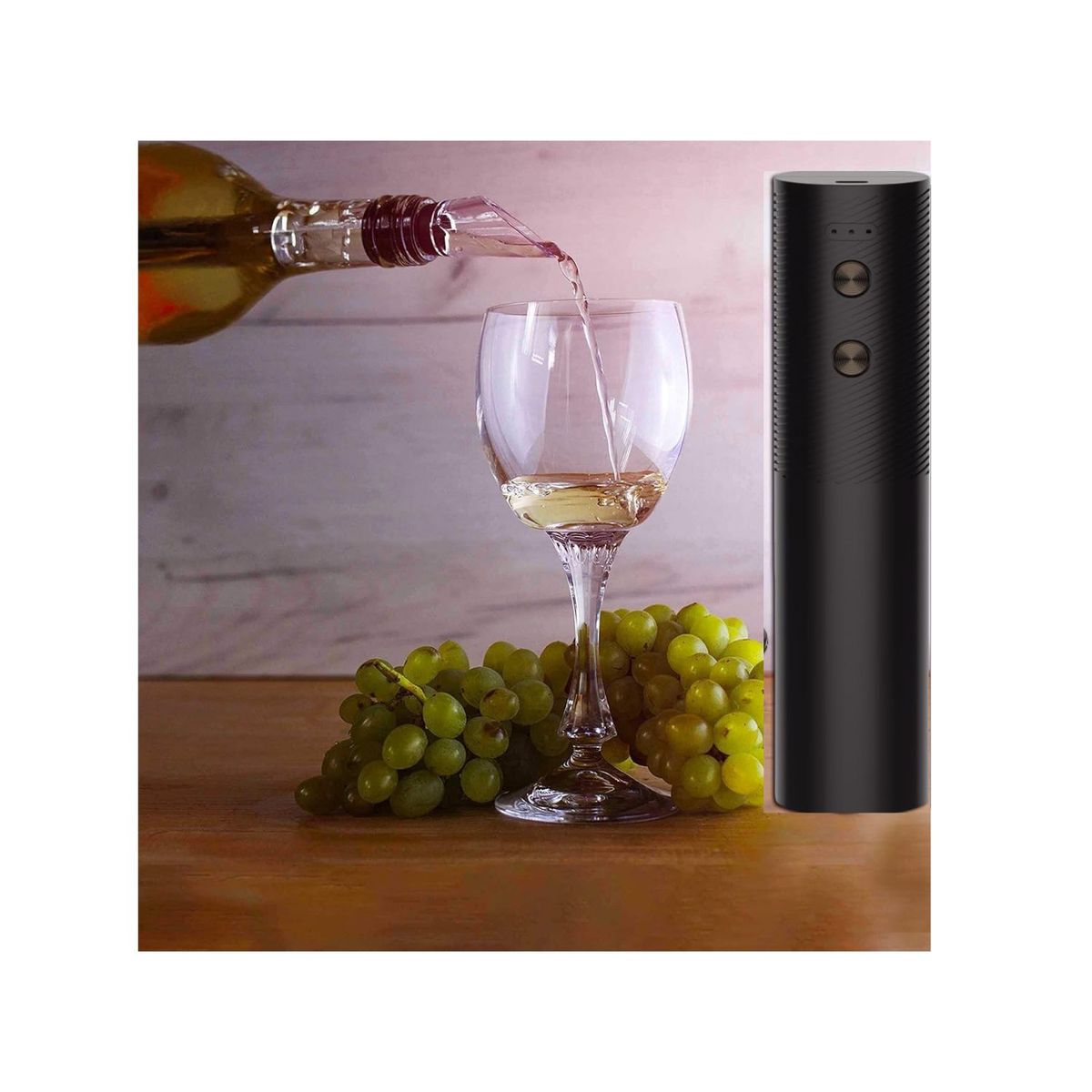 GENERICO - Sacacorcho Electrico Destapador De Botella De Vino