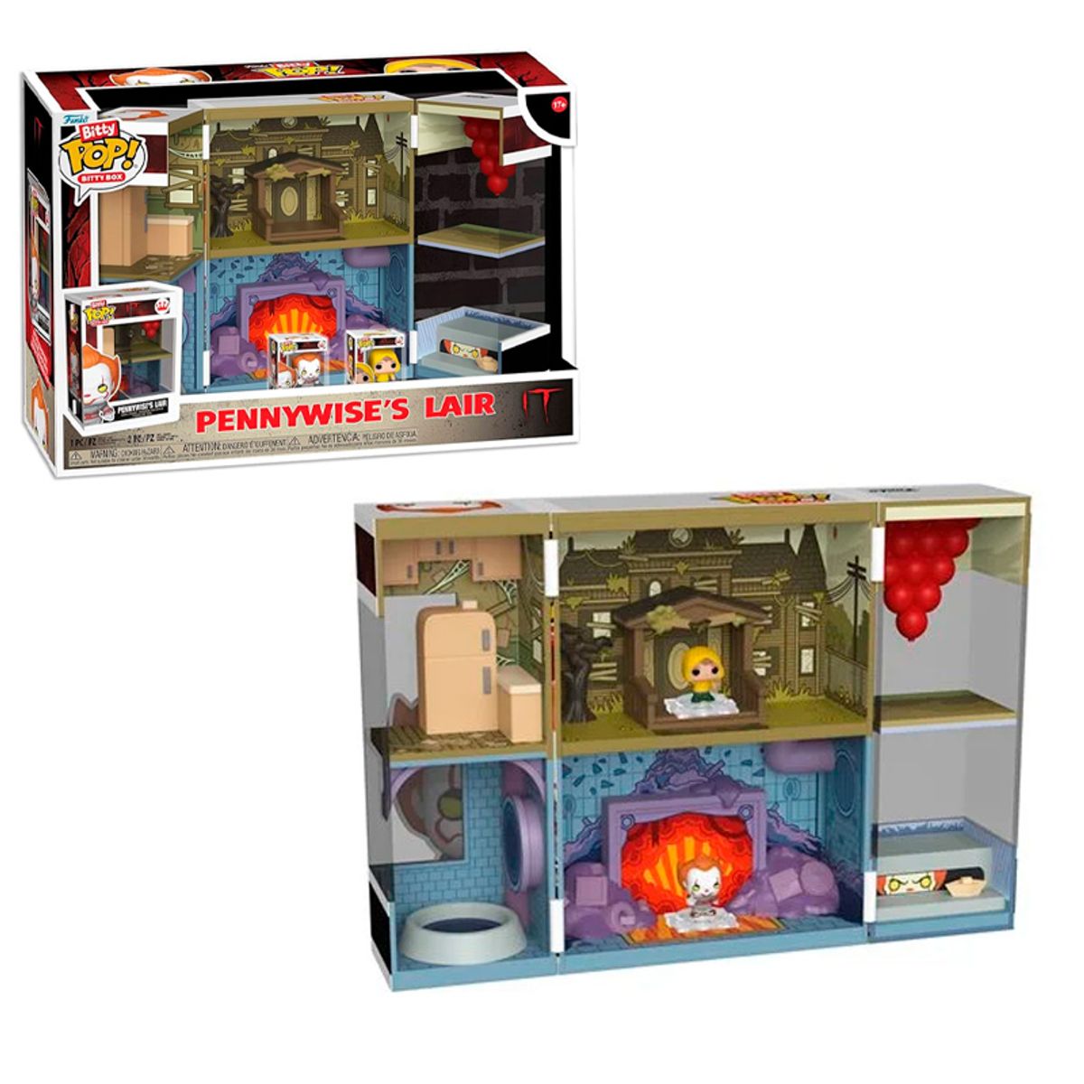 FUNKO - BITTY POP PENNYWISE IT FUNHOUSE FUNKO PLAYSET