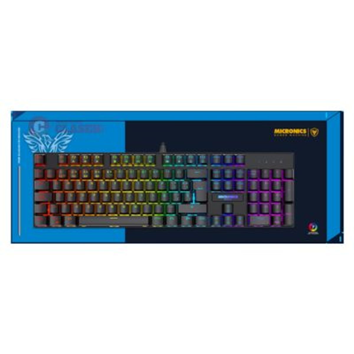 MICRONICS - TECLADO MICRONICS GAMER MECANICO MIRAGE GK1003 RGB USB