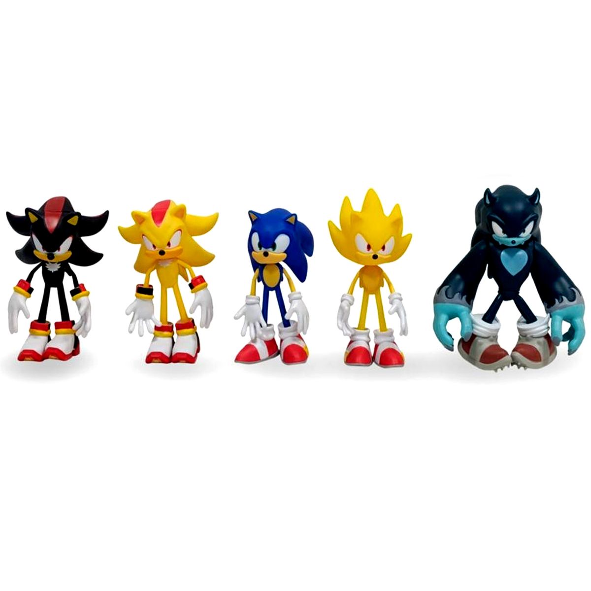 SONIC - Set de Muñecos Sonic y sus Amigos Articulables M5 Werehog