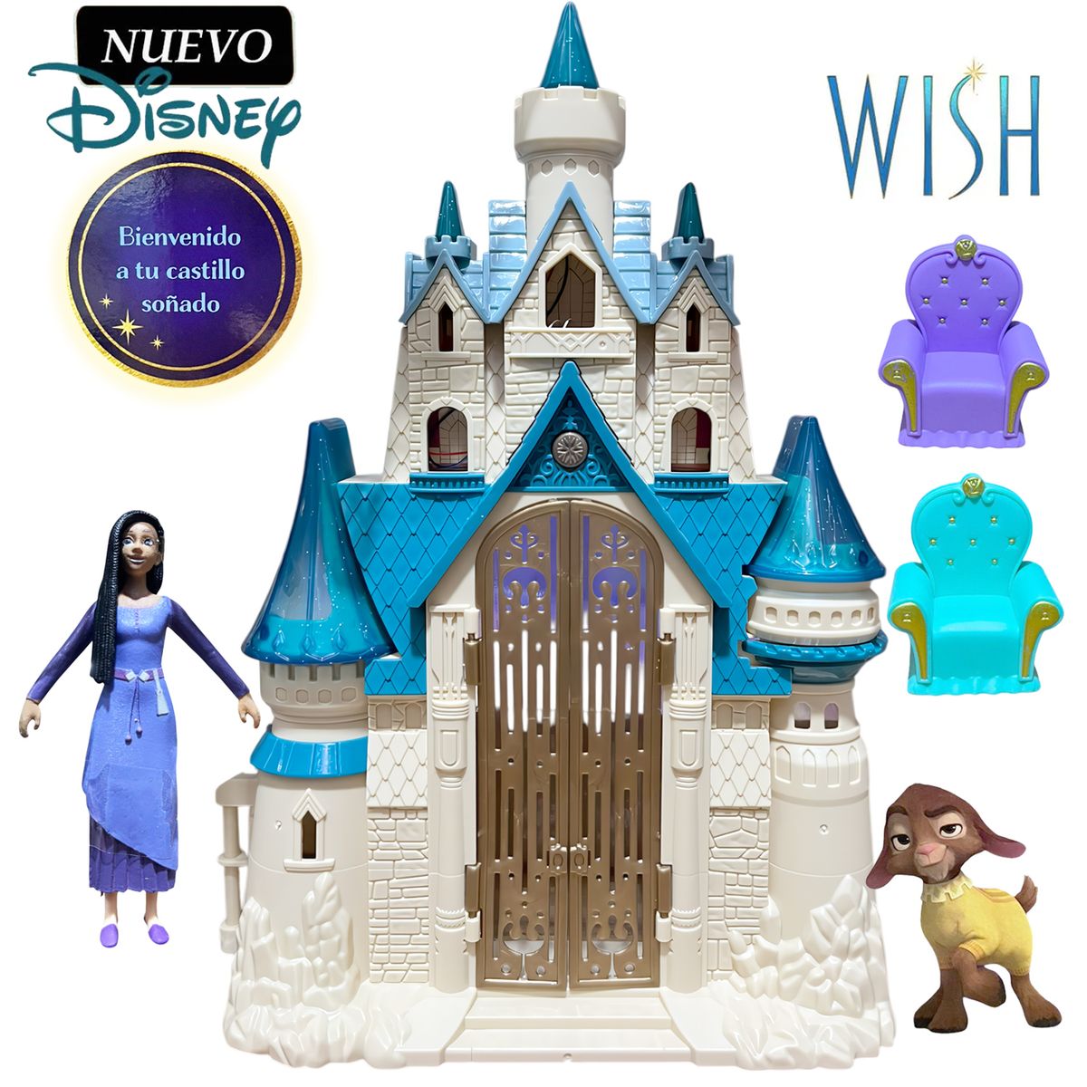 DISNEY BABY - Juguete Castillo de WISH con Luces y Música WH-C3