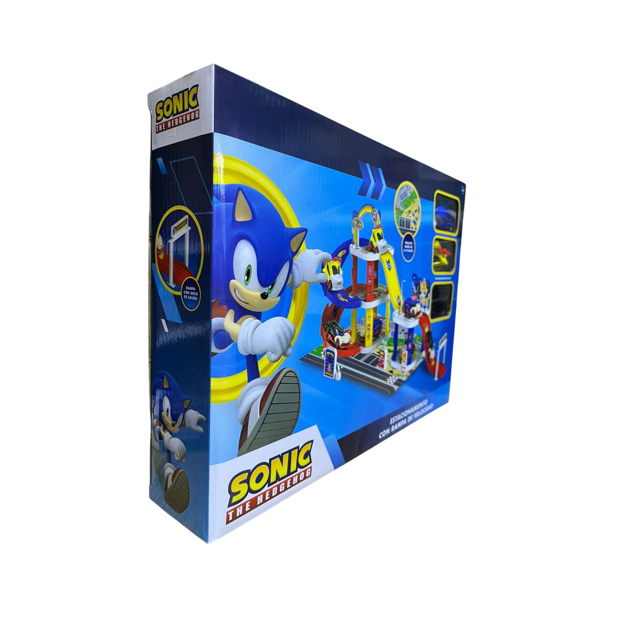 SONIC - Juguete Set de Pista Estacionamiento de Sonic 5708A