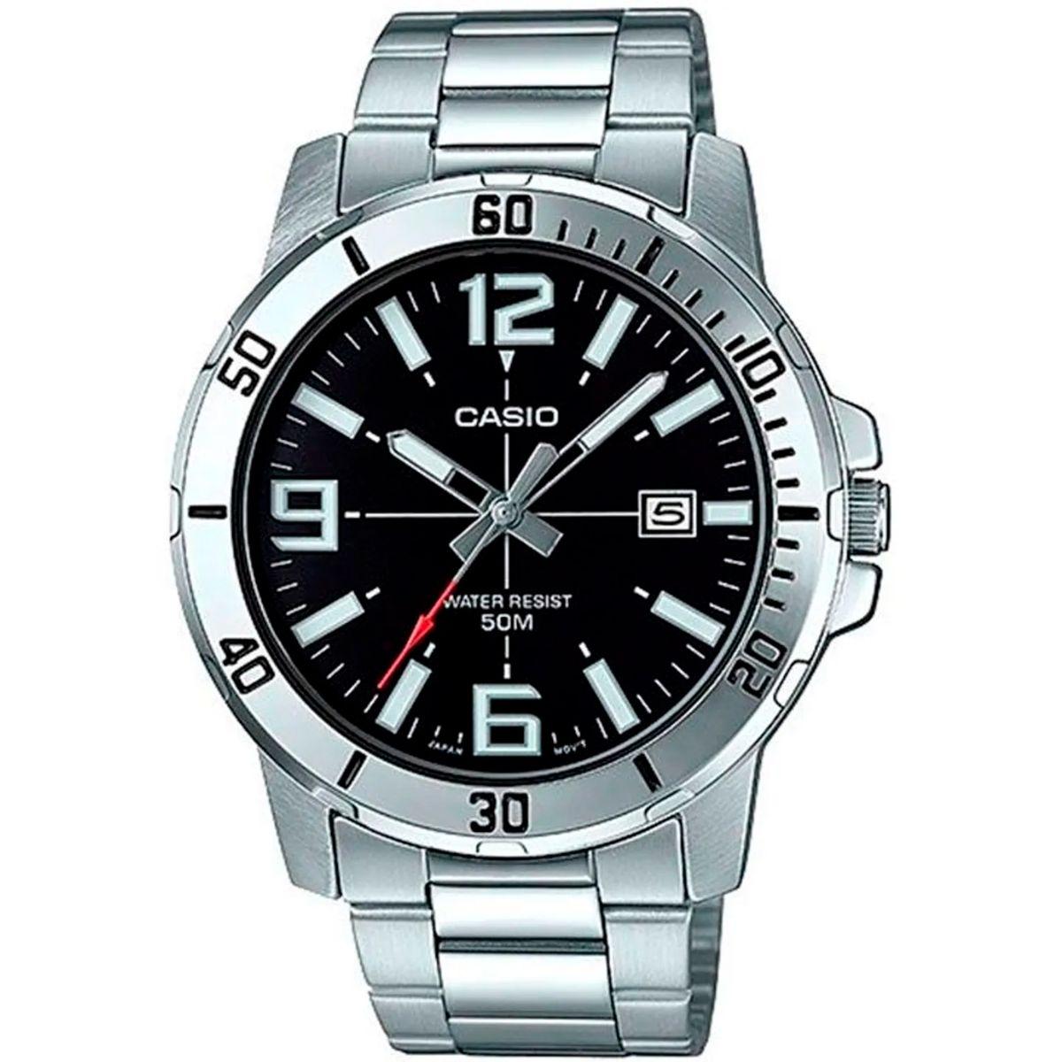 CASIO - RELOJES CASIO ORIGINAL MTP-VD01D NEGRO  CAS-68