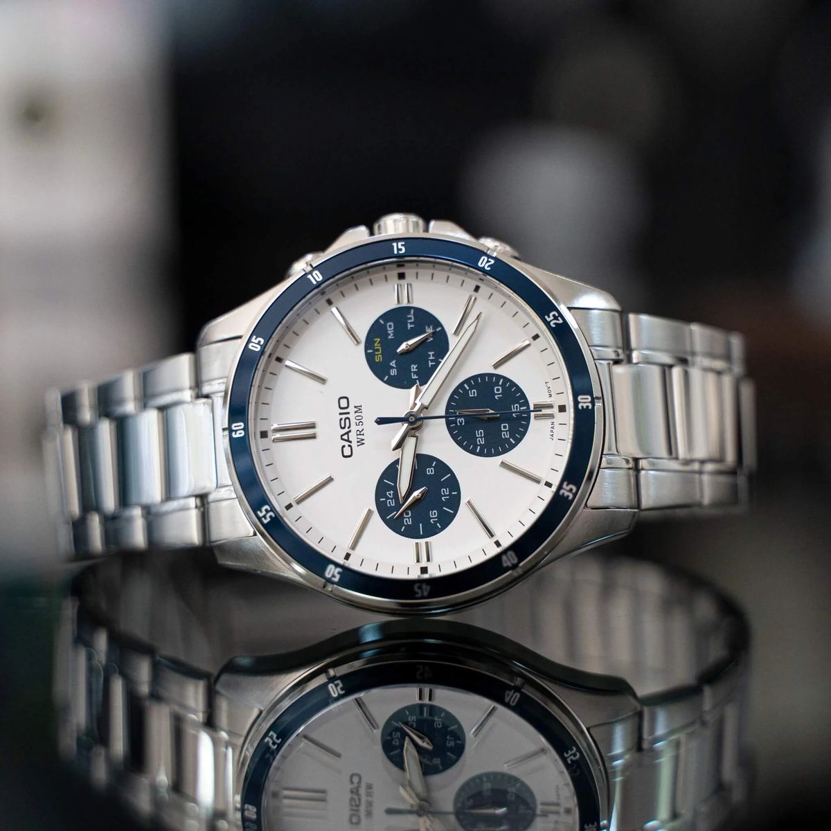 CASIO - RELOJ CASIO ORIGINAL MTP-1374D-7A2V  CAS-94