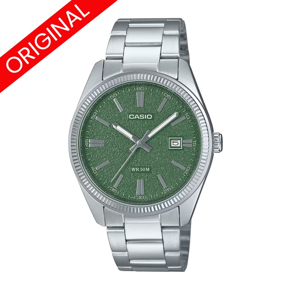 CASIO - RELOJES CASIO ORIGINAL MTP-1302DA VERDE  CAS-79
