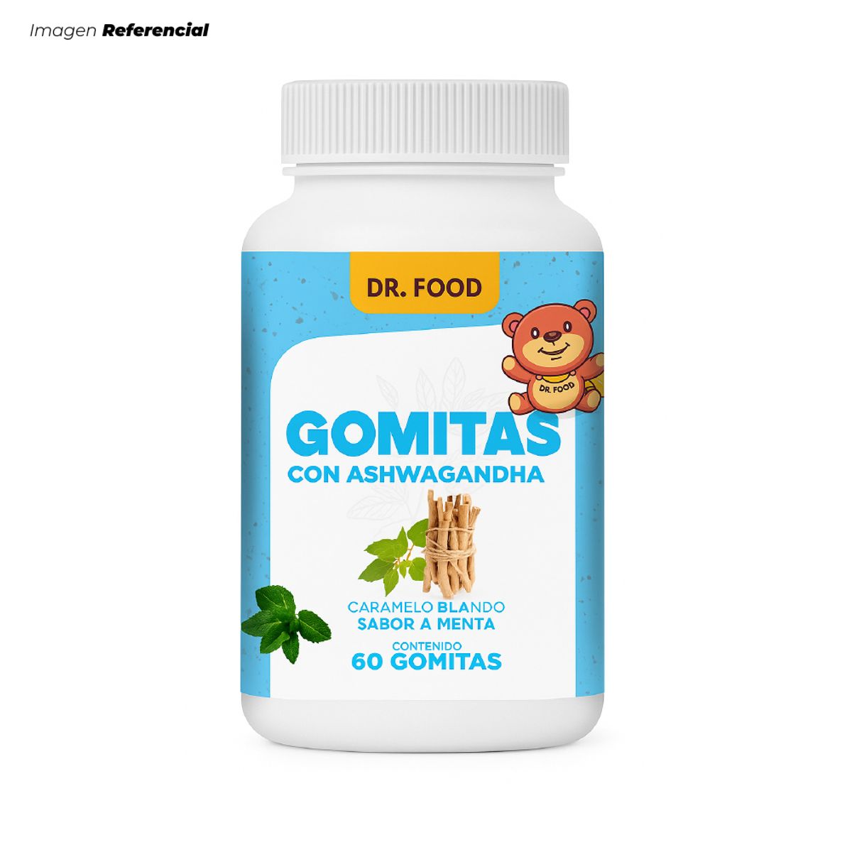 GENERICO - Gomitas con Ashwagandha Sabor Menta DR Food