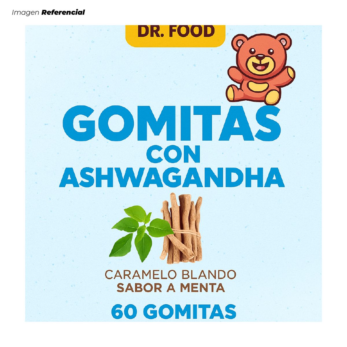 GENERICO - Gomitas con Ashwagandha Sabor Menta DR Food