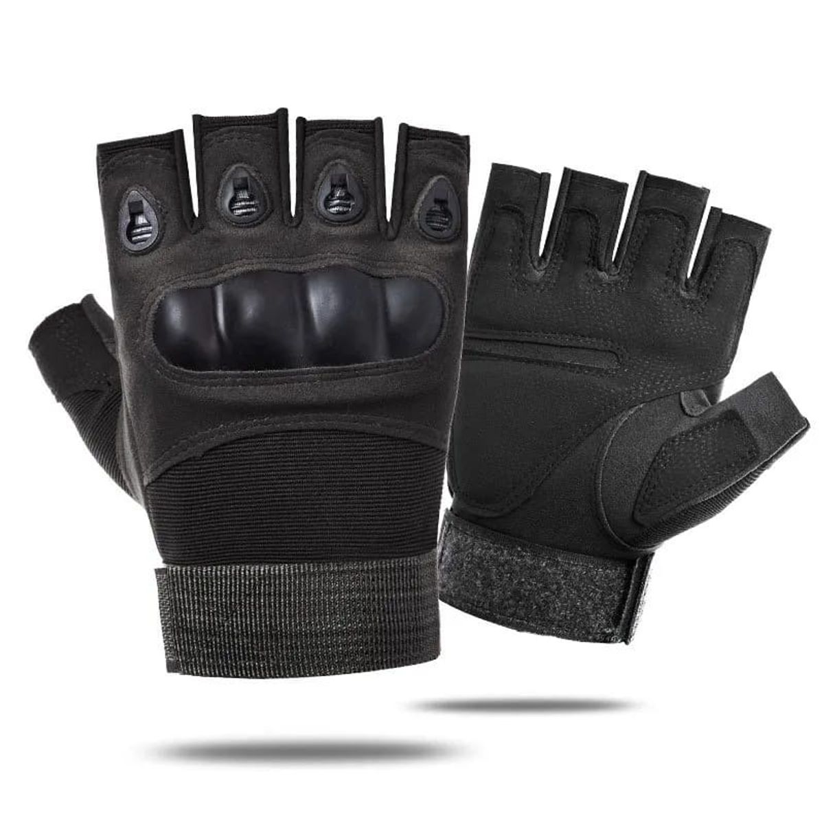 GENERICO - GUANTES MITONES TACTICAL NEGRO L