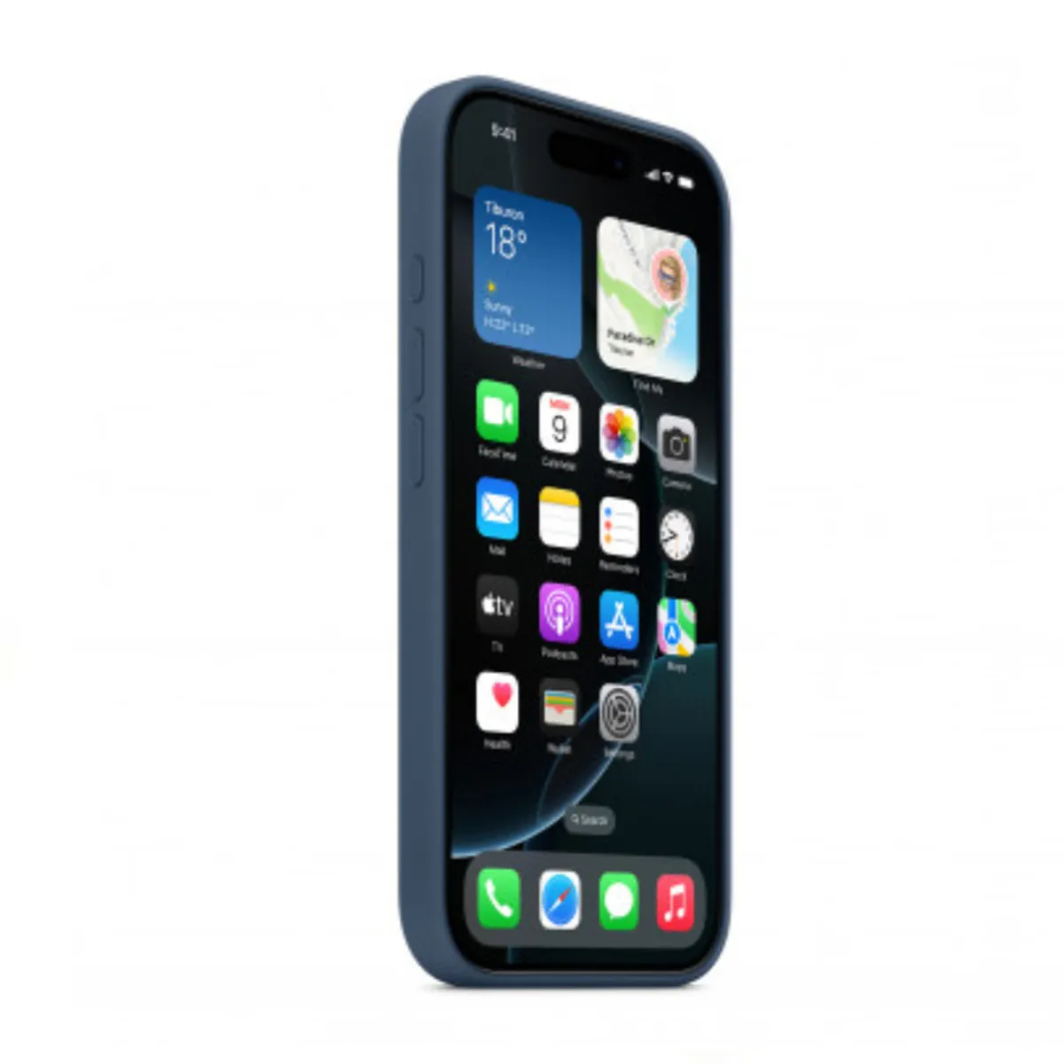 CASE - Case de Silicona Para Iphone 17 - Azul Noche