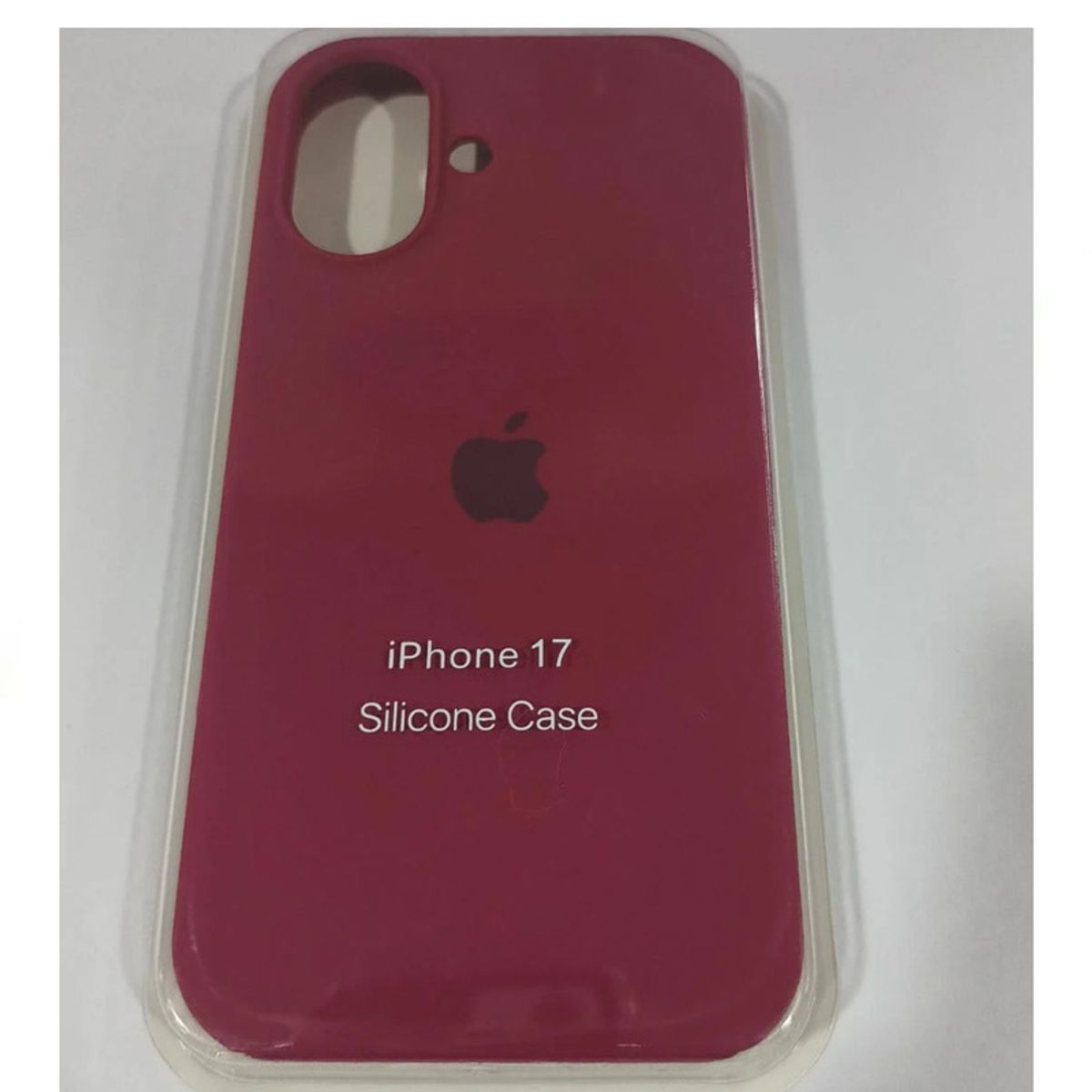 CASE - Case de Silicona Para Iphone 17 - Guinda