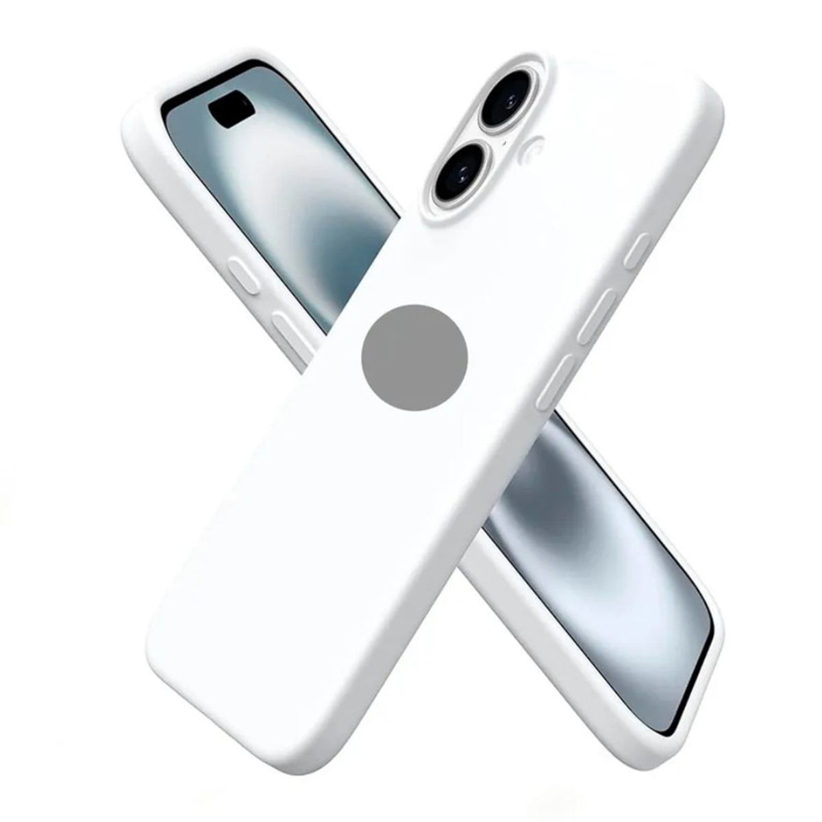 CASE - Case de Silicona Para Iphone 17 - Blanco