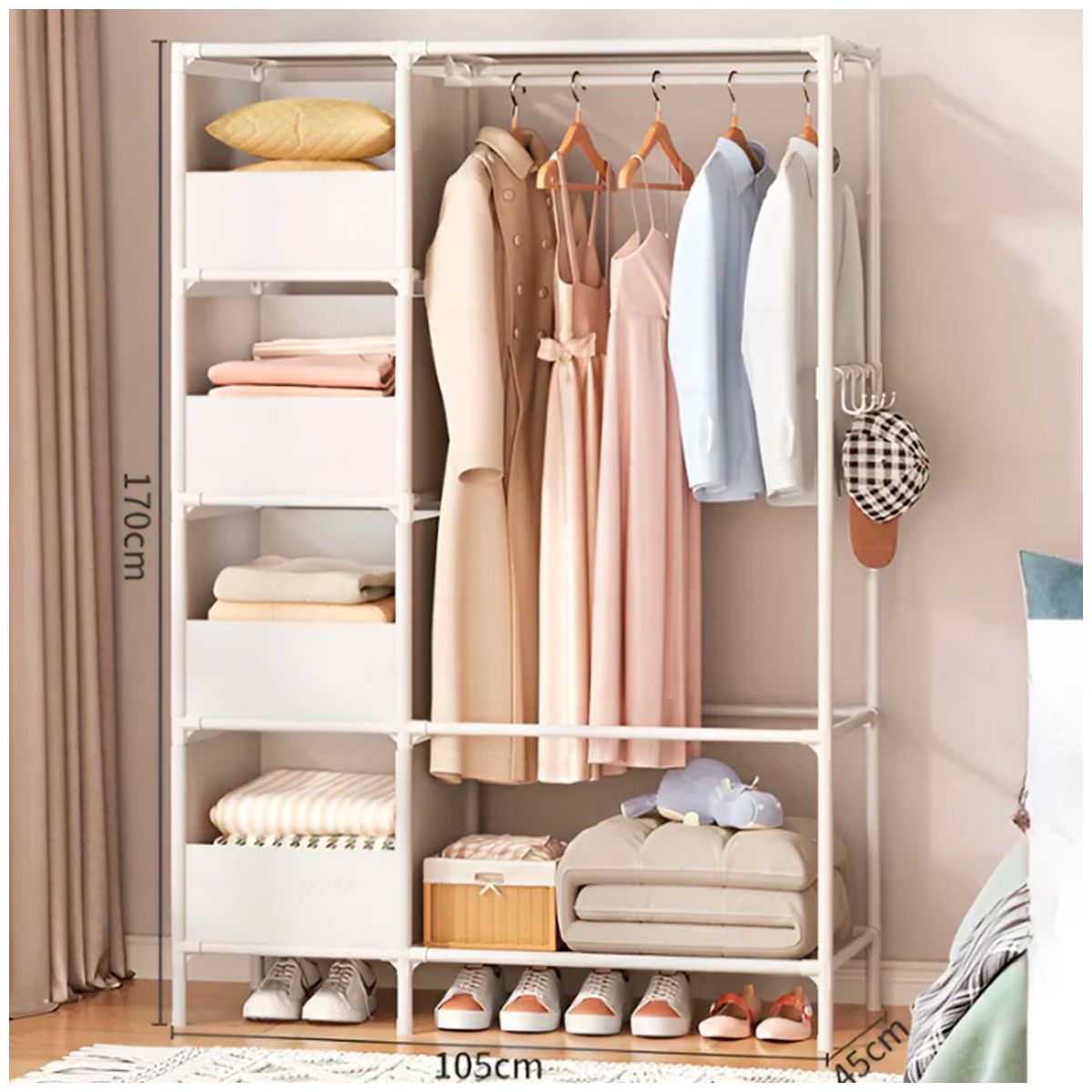 GENERICO - Perchero Colgador Organizador Estante Ropa