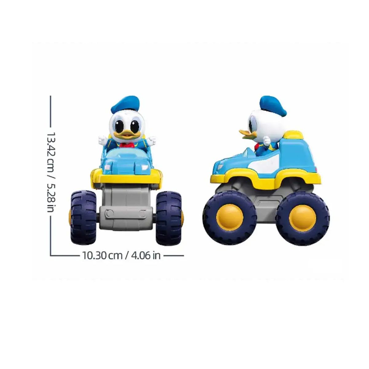 DISNEY BABY - Juguete Camión Monstruo de fricción del Pato Donald 10 piezas