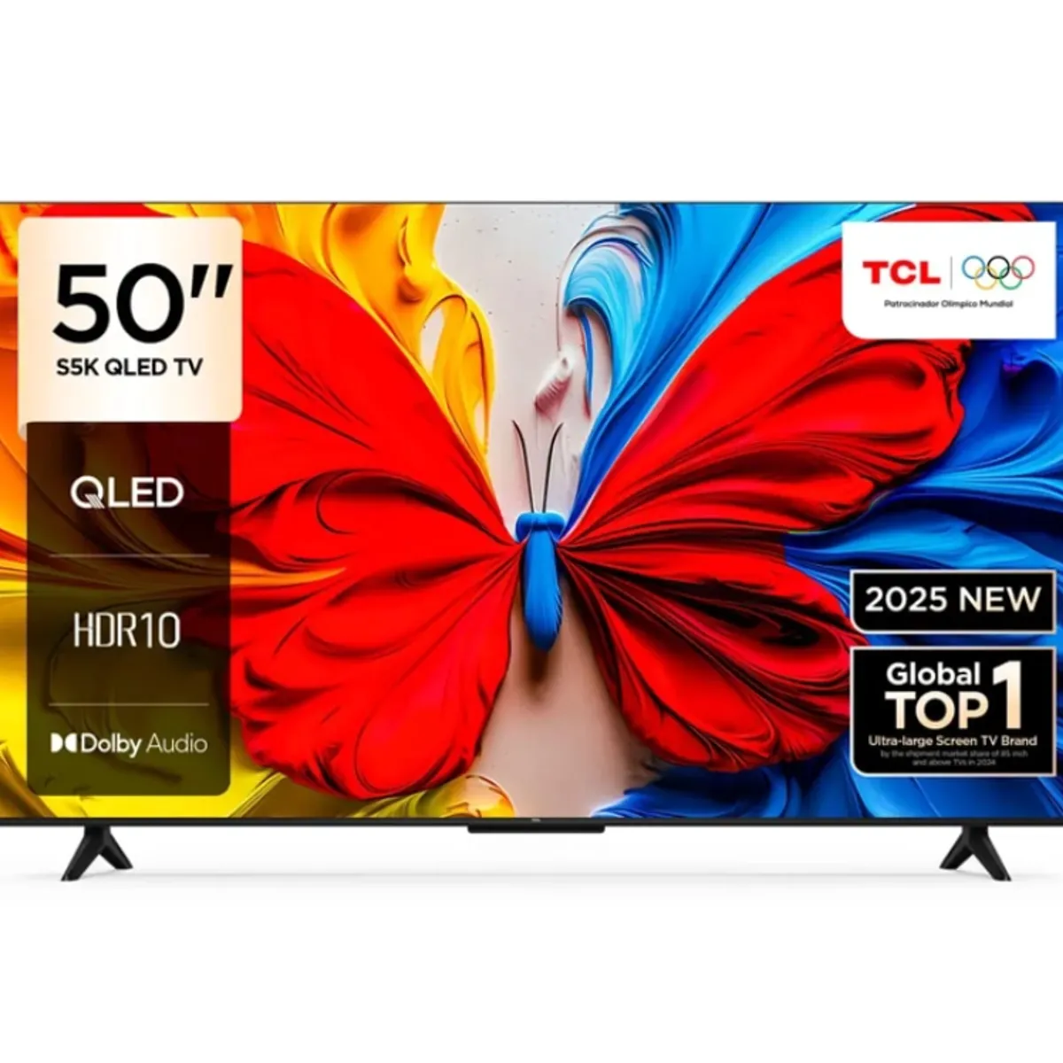 TCL - Televisor TCL 50 50S5K QLED FHD