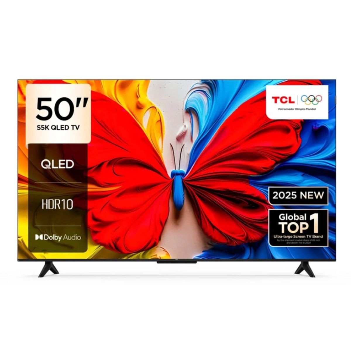 TCL - Televisor TCL 50 50S5K QLED FHD