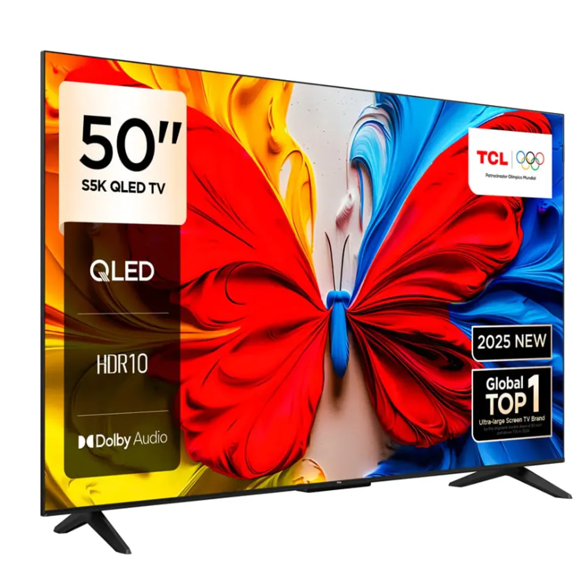 TCL - Televisor TCL 50 50S5K QLED FHD