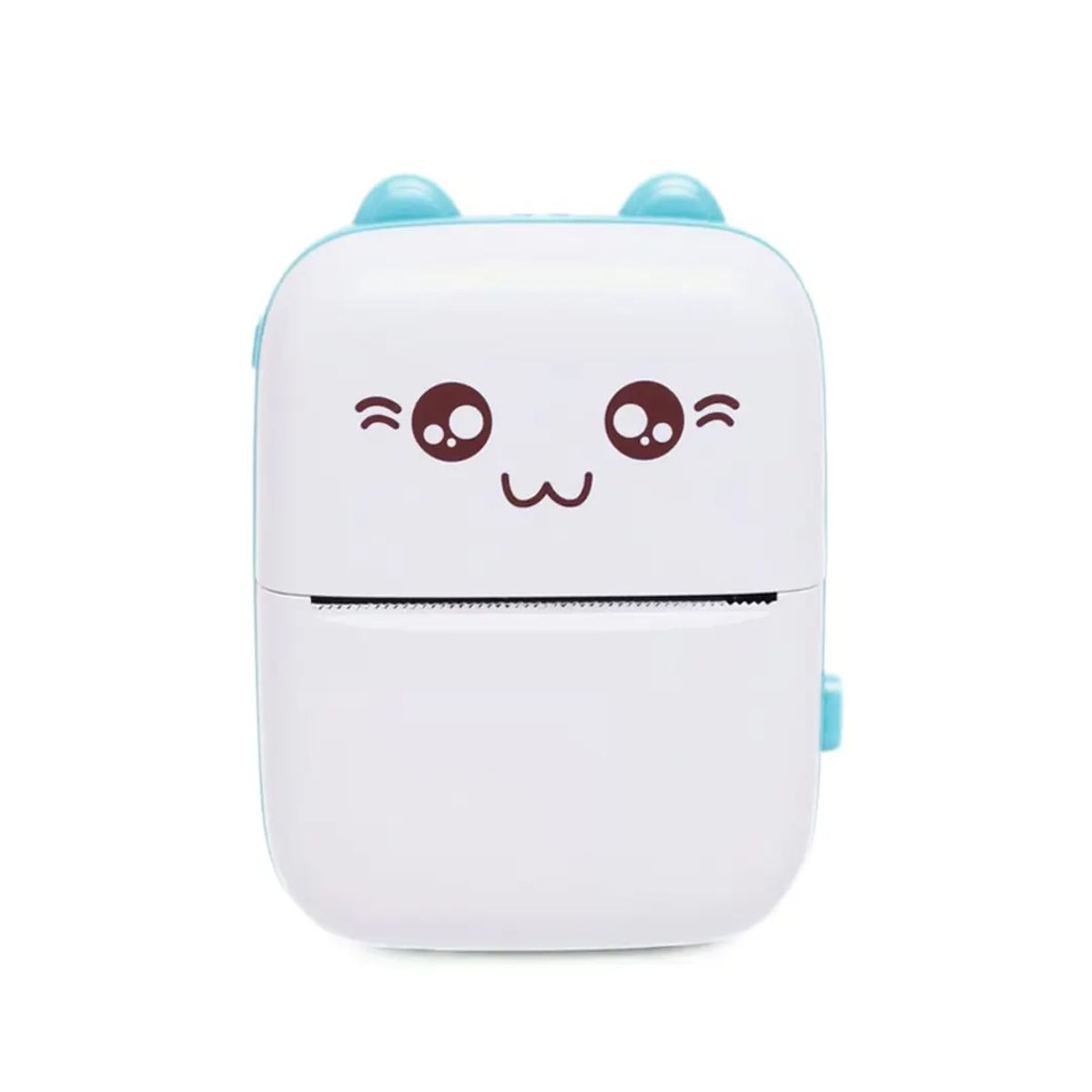 GENERICO - Mini Impresora Térmica Kawaii Bluetooth - Celeste
