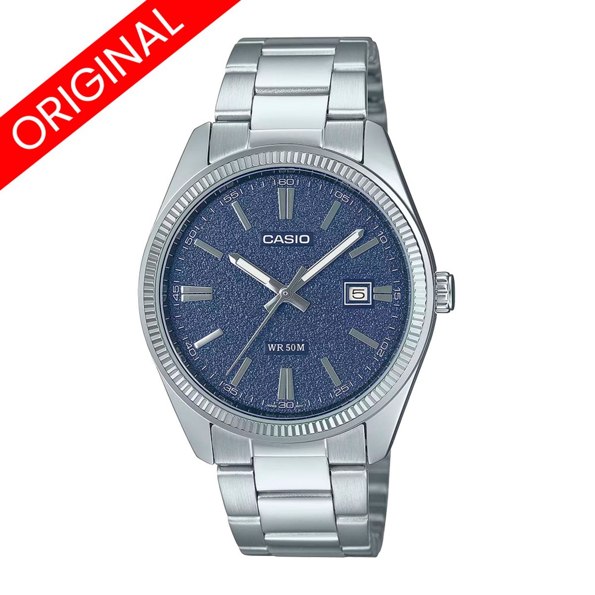 CASIO - MTP-1302DA - RELOJES CASIO PARA HOMBRE ACERO AZUL - CAS-81
