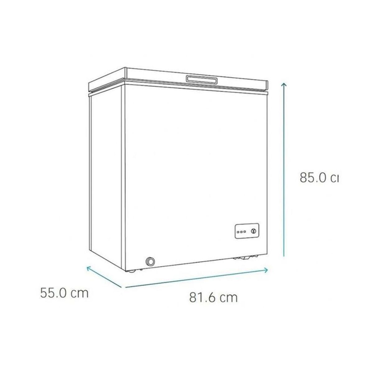 MABE - Congeladora Horizontal Mabe CHM200PB3 198 L - Blanco