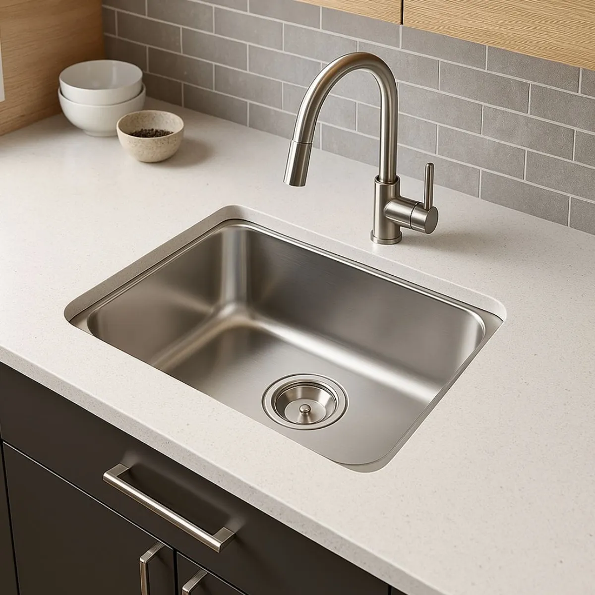 XM - Lavadero de Cocina Acero Inoxidable Satinado  WS6045