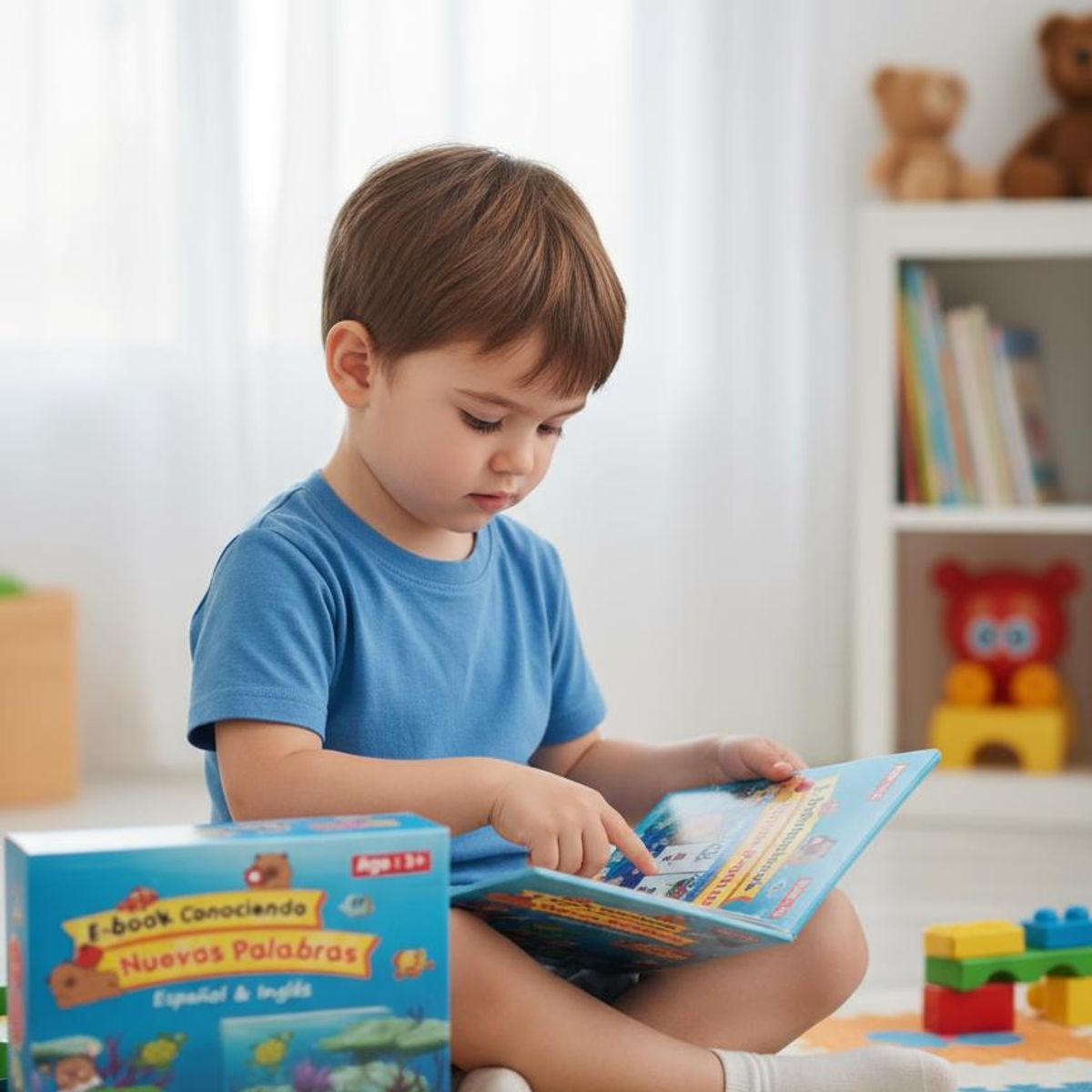 GENERICO - Libro Interactivo Con Sonidos Aprendizaje Ingles Español