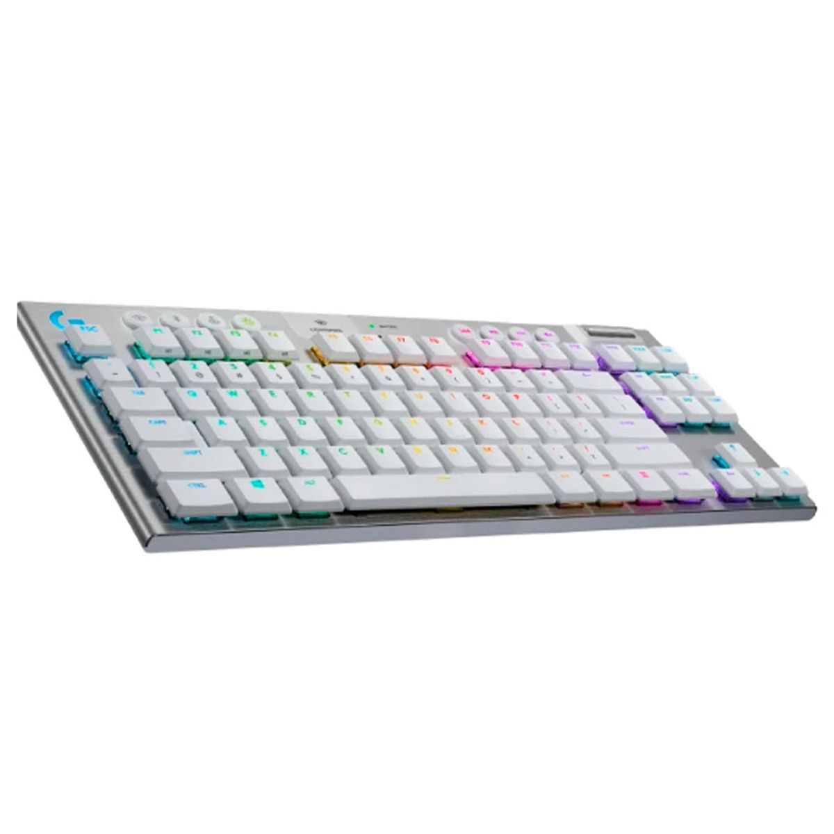 LOGITECH - Logitech G915 X TKL White Lightspeed RGB Mecánico Gamer Inalámbrico