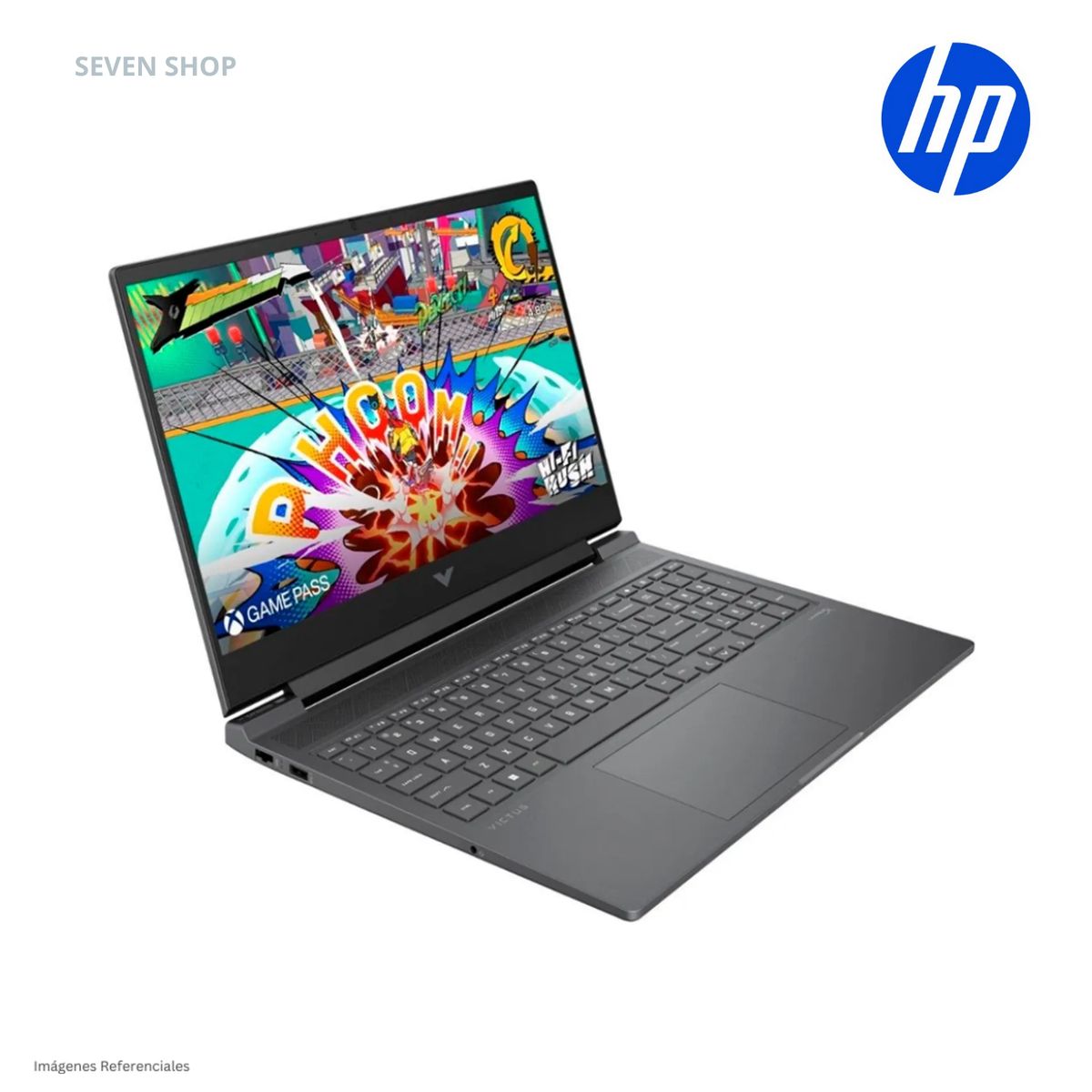 HP - Laptop Gaming HP Victus 15-FB3093DX - AMD RYZEN 7 7445HS 16GB 512GB RTX 4050 6GB 15.6″ FHD 144Hz W11