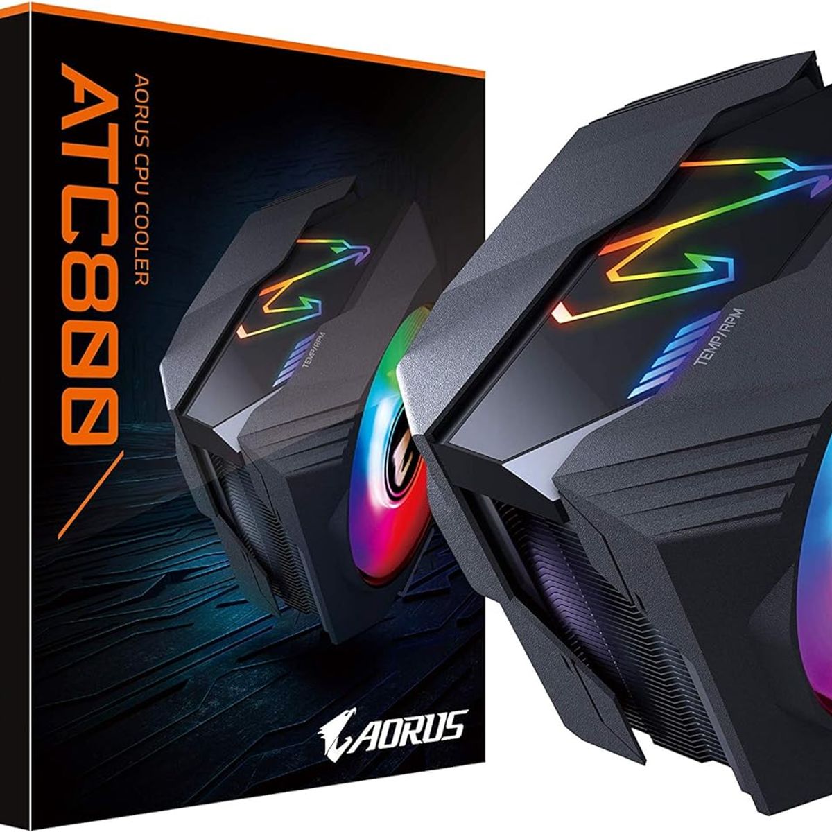 GIGABYTE - Fan-Cooler de CPU GIGABYTE AORUS ATC800 soporta Intel & AMD