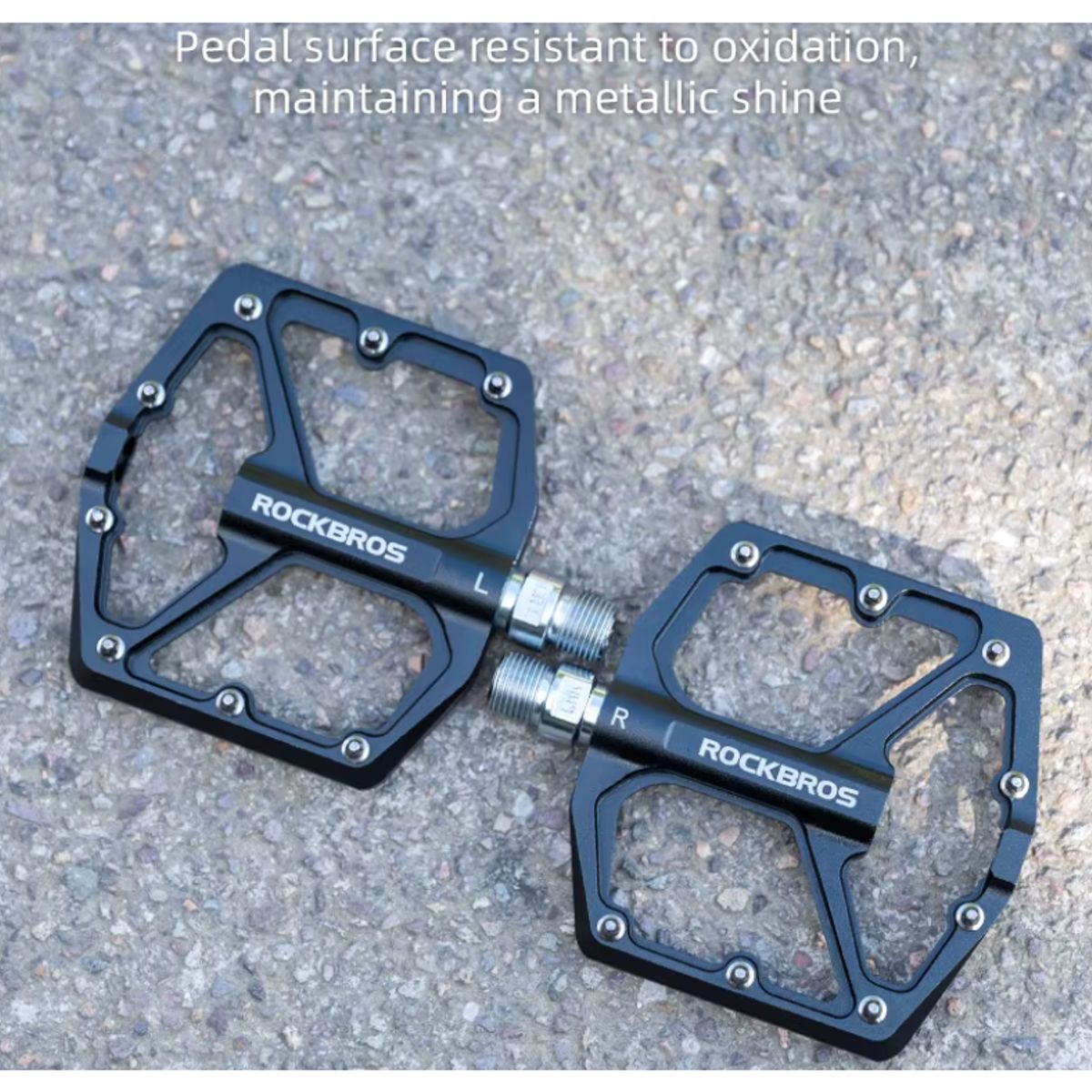 Rockbros - Pedal de Aluminio K203 Rockbros NEGRO