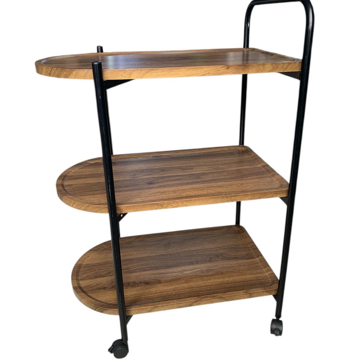 PET MOOD - Organizador Rodante De Madera 3 Niveles