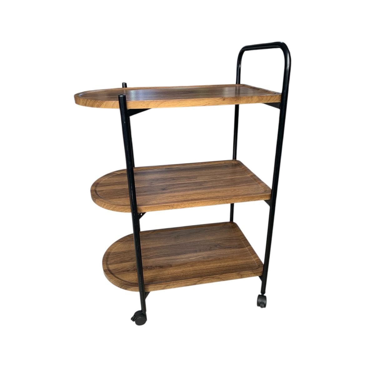 PET MOOD - Organizador Rodante De Madera 3 Niveles