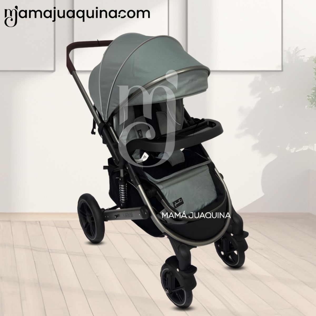 BABY - Coche Cuna para Bebés «BEVERLY» Edición Limitada Green