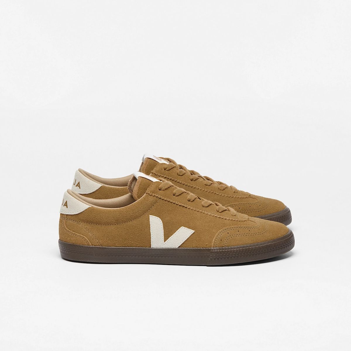 VEJA - Zapatillas veja de mujer volley suede Café