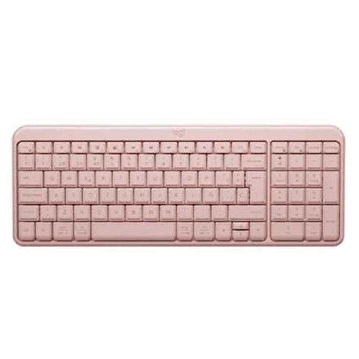 LOGITECH - Teclado Inalámbrico Logitech K250 Bluetooth Rose Español Compacto