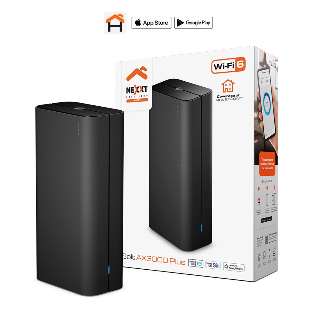 NEXXT SOLUTIONS - Mesh Router Technology Ax3000 NEXXT NCM-X3000 1 Pack