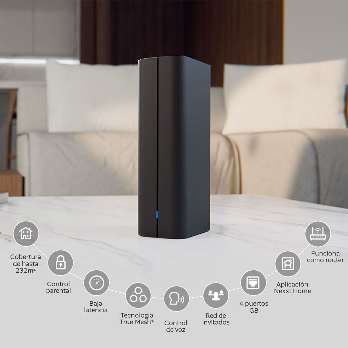 NEXXT SOLUTIONS - Mesh Router Technology Ax3000 NEXXT NCM-X3000 1 Pack