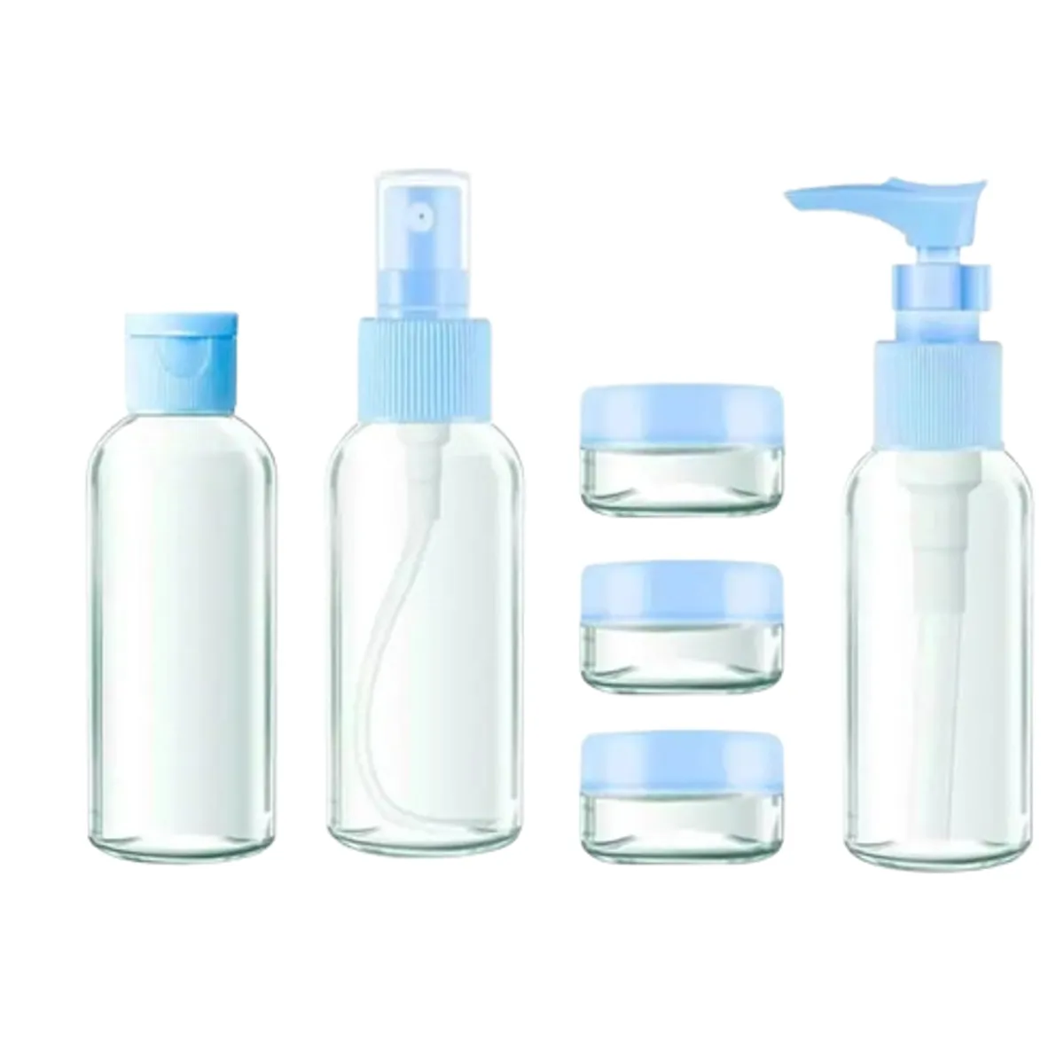 GENERICO - Kit de Higiene para viaje 6 piezas