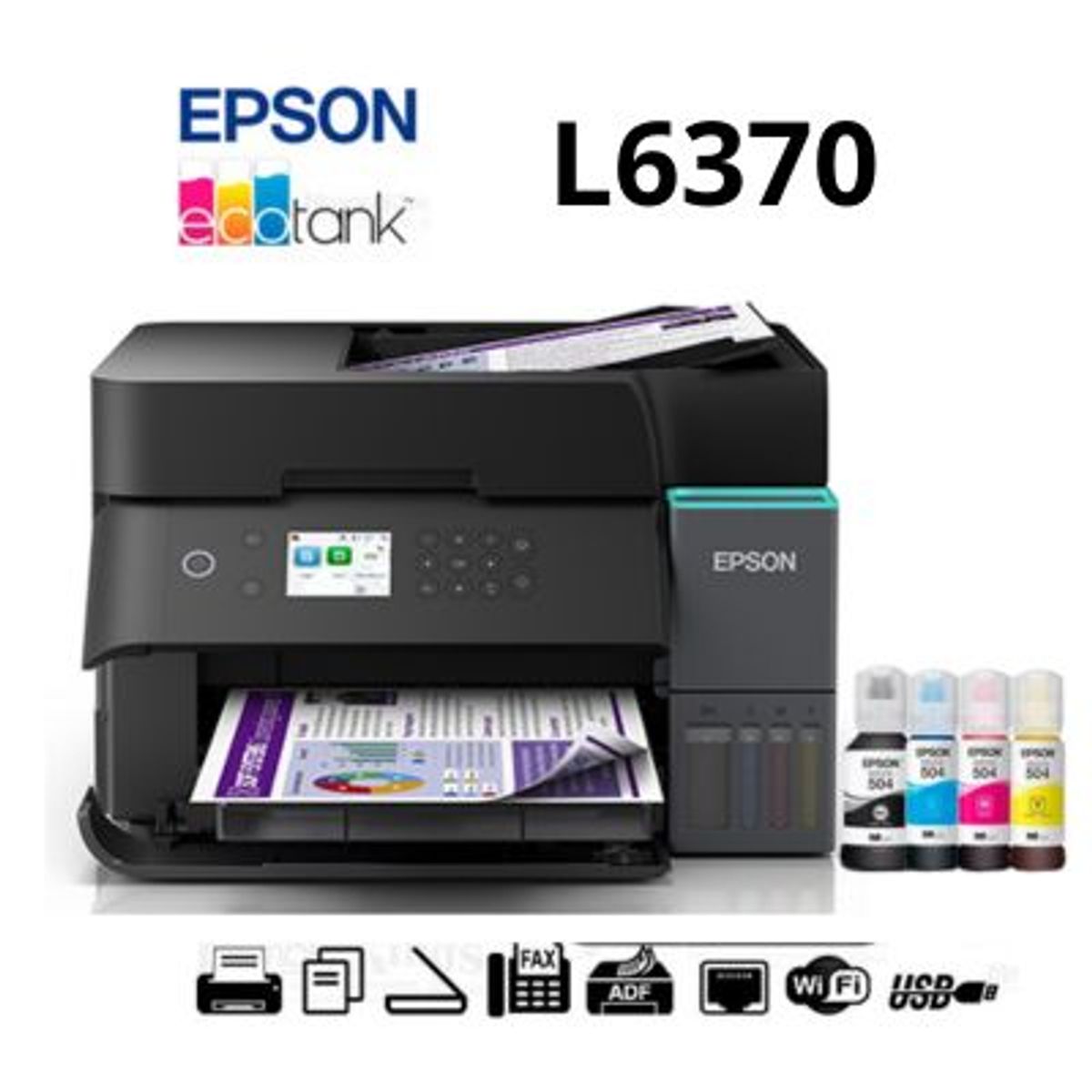 EPSON - IMPRESORA  EPSON L6370 Multifuncional wifi ADF Duplex y Ethernet
