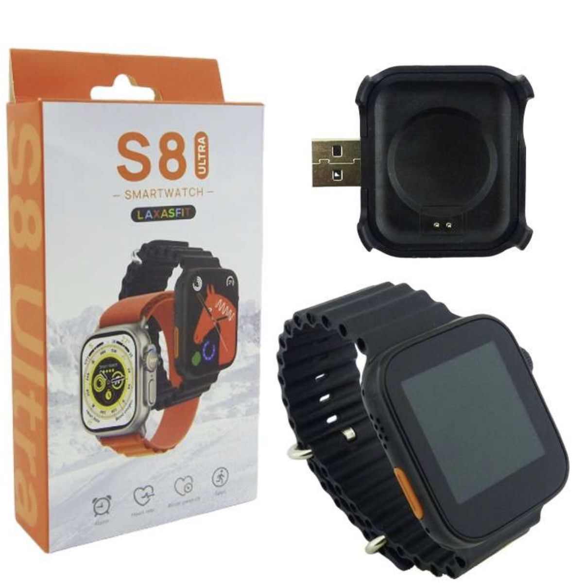OEM - S8 ULTRA SMARTWATCH FIT SMART plomo