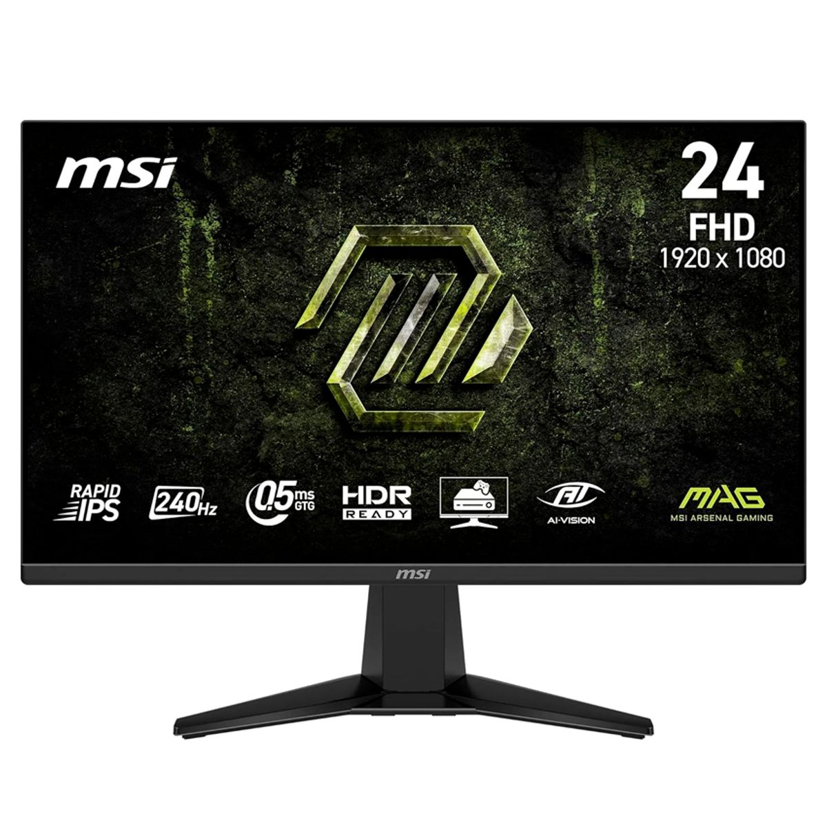 MSI - Monitor Gamer MSI MAG 245F X24 238 FHD 240Hz Rapid IPS 05ms HDR Ready