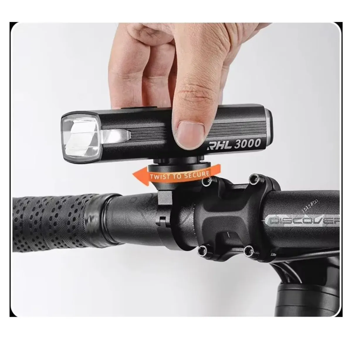 ROCKBROS - Luz delantera para bicicleta de 3000 Lúmenes  Rockbros + Bandana