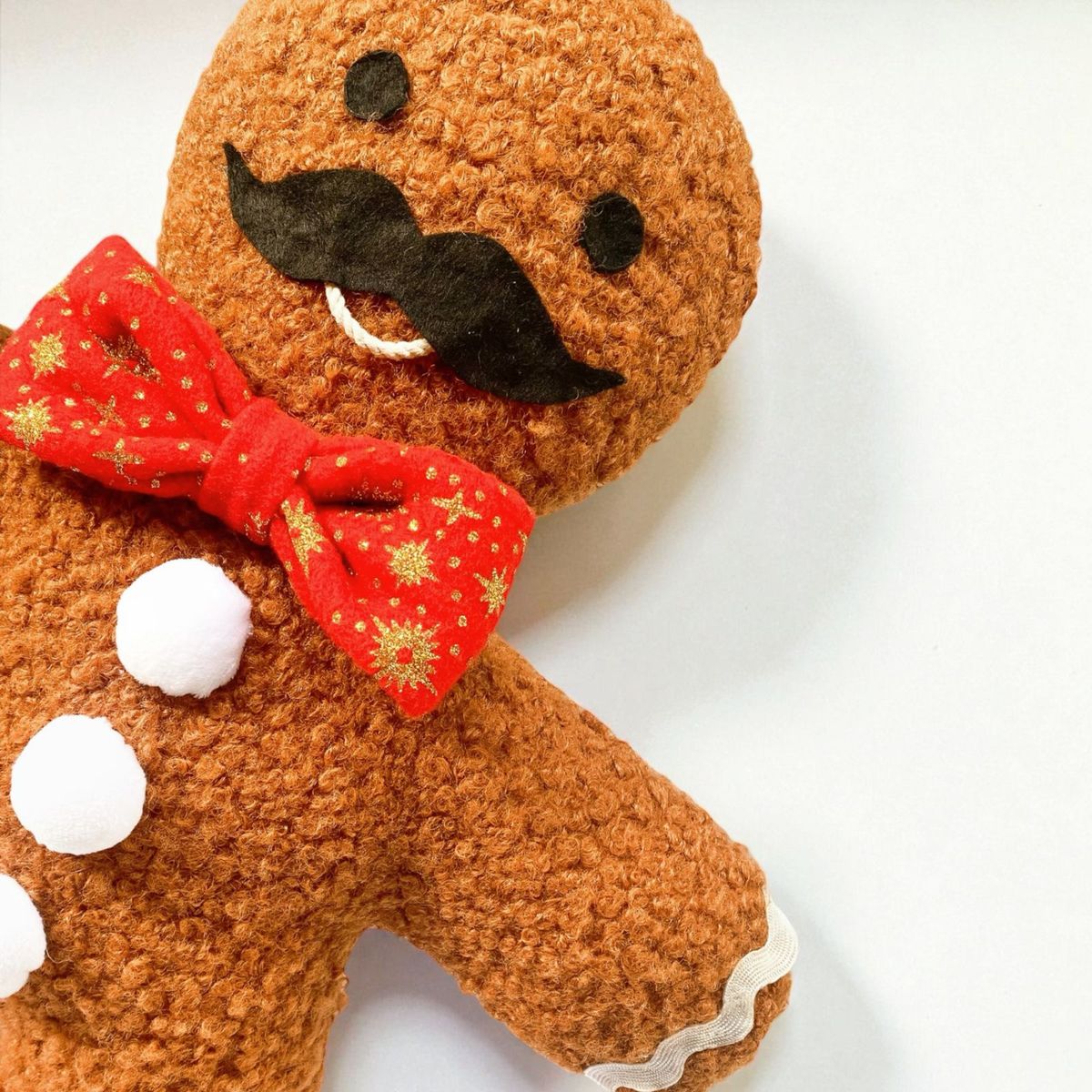 GENERICO - Cojín Hombre Galleta de Jengibre bastón 44cmx38cm CHIRIBELLA